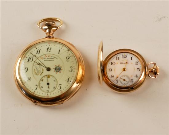 Appraisal: Two Pocket Watches an H A Grubner pocket watch having