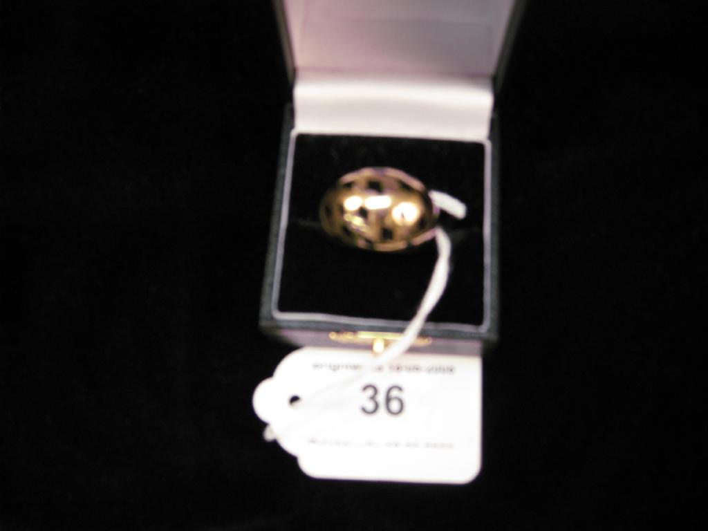 Appraisal: Cartier An ct gold Bomb Ring inset black enamel