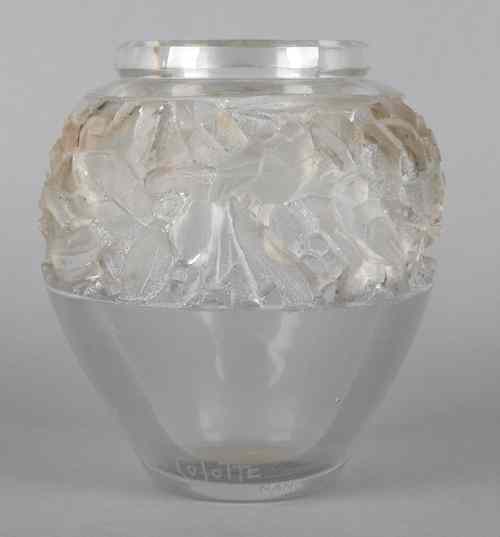 Appraisal: Aristide Colotte Nancy art glass vase the decoration altered h