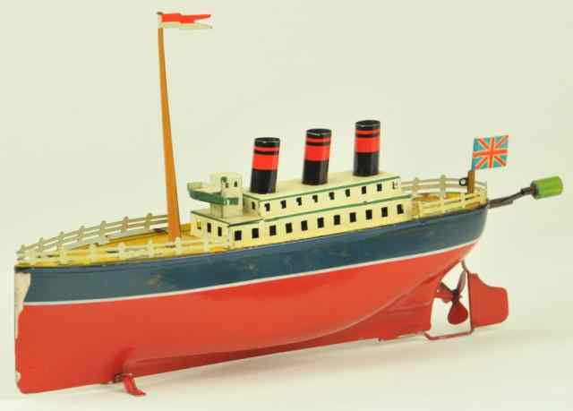 Appraisal: ARNOLD OCEAN LINER Germany c 's hand painted hull done