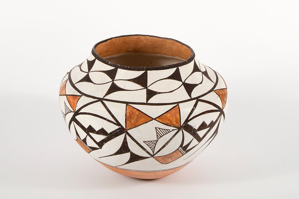 Appraisal: Acoma Polychrome Water Jar ca Acoma Polychrome Water Jar ca