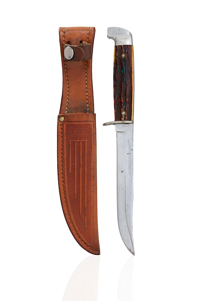 Appraisal: Case XX - Stag - Fixed Blade Sheath Knife Case-XX