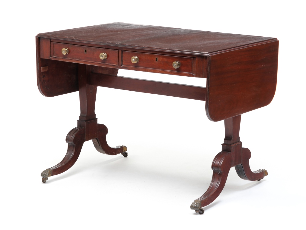 Appraisal: Attributed to Boston Ca mahogany with mahogany and pine secondary