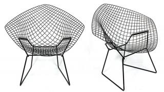 Appraisal: lot of Harry Bertoia for Knoll Diamond chairs each having