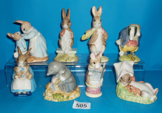 Appraisal: Royal Albert Fierce Bad Rabbit Tailor Of Gloucester Mrs Rabbit