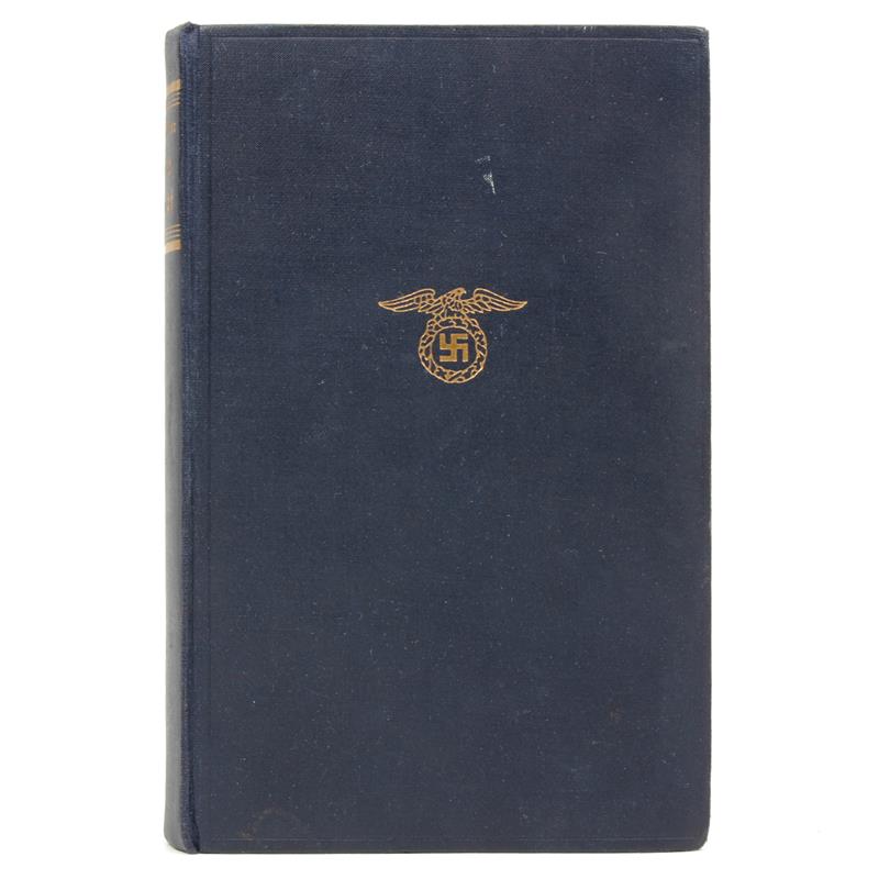 Appraisal: Adolf Hitler Mein Kampf edition with blue cover embossed with