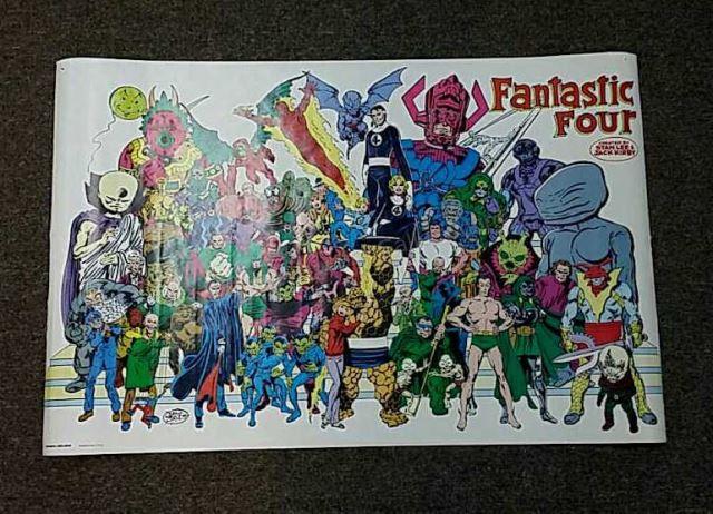 Appraisal: Fantastic Four Wall Poster x This is a used wall