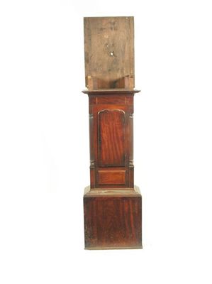 Appraisal: An early th century mahogany longcase clock trunk with stringing