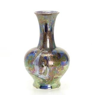 Appraisal: Wilton Ware Chinoiserie lustre vase Wilton Ware Chinoiserie lustre vase