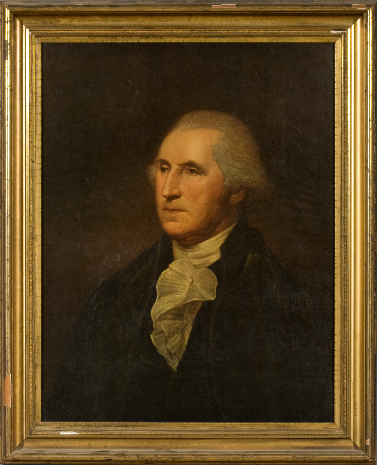 Appraisal: GEORGE WASHINGTON AN OIL REPLICA OF A THREE QUARTER LENGTH