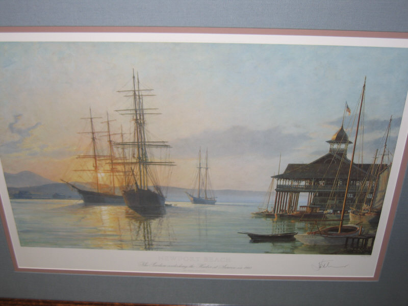 Appraisal: JOHN STOBART AMERICAN b NEWPORT BEACH THE PAVILLION OVERLOOKING HTE