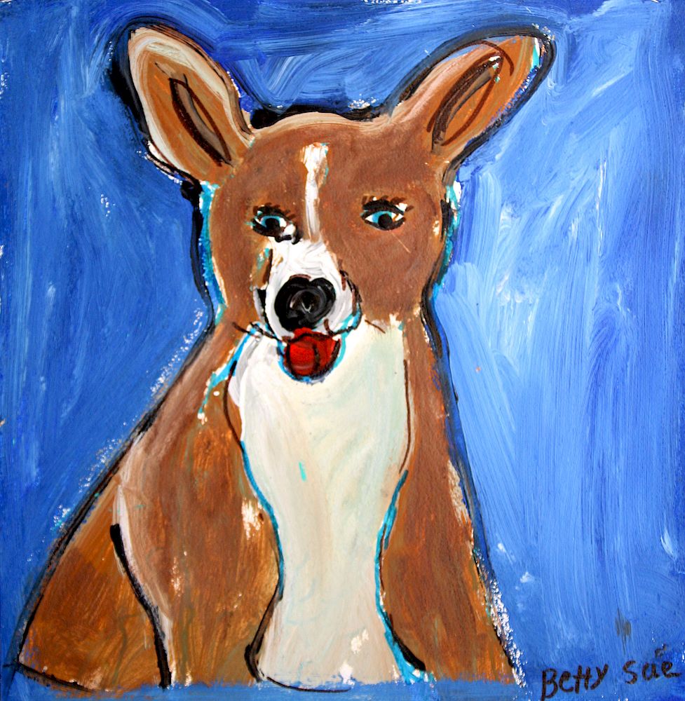 Appraisal: Outsider Art Betty Sue Matthews Untitled dog Matthews Betty Sue