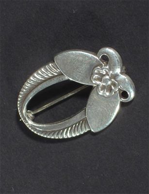 Appraisal: A Georg Jensen silver brooch model no stamped marks cm