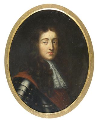 Appraisal: Follower of Sir Godfrey Kneller Bt Portrait of a gentleman