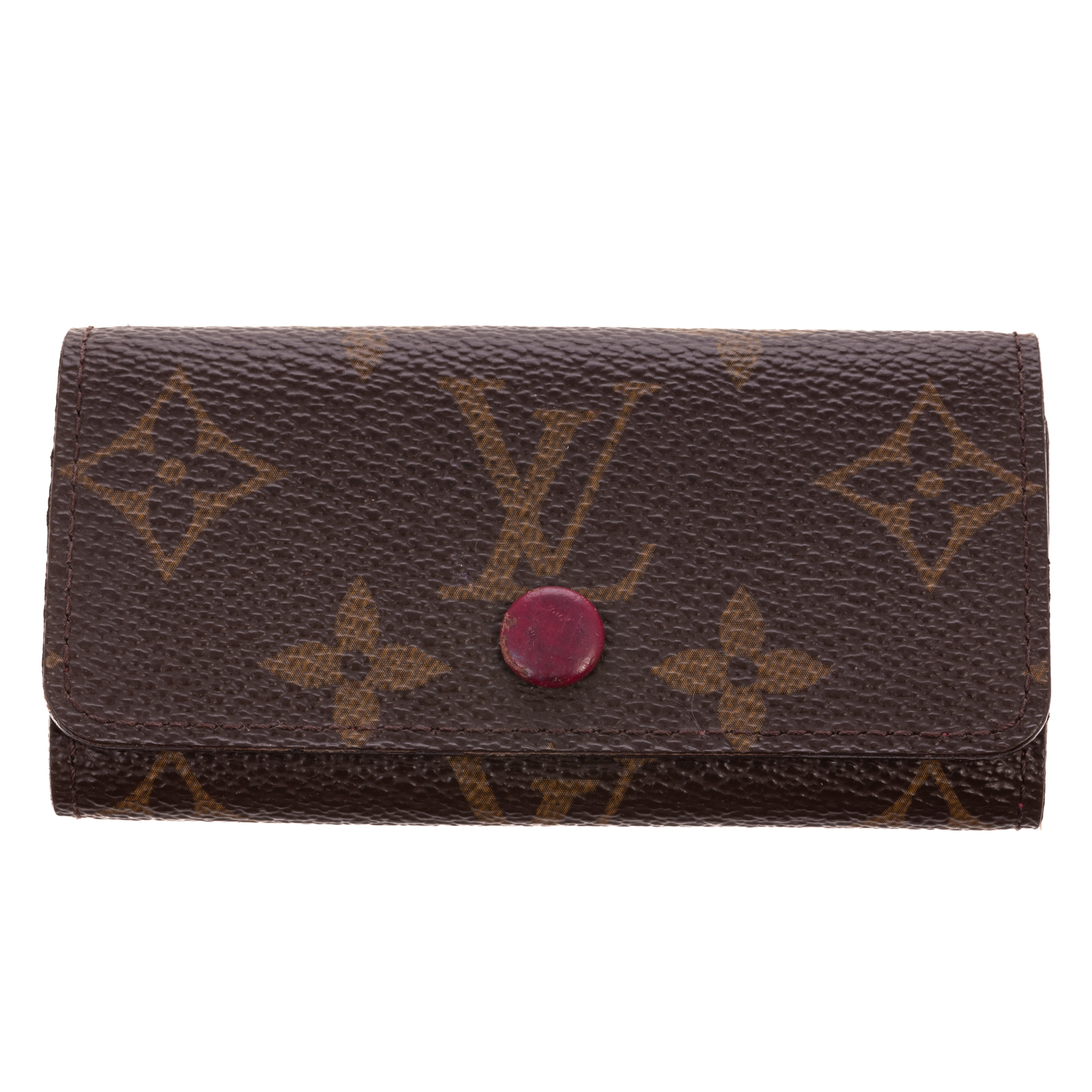 Appraisal: A LOUIS VUITTON MONOGRAM KEY HOLDER POUCH A brown and