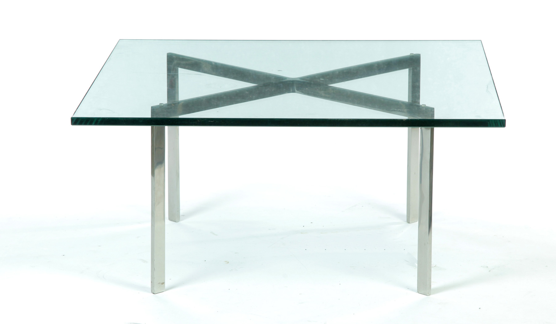 Appraisal: BARCELONA COFFEE TABLE BY LUDWIG MIES VAN DER ROHE FOR