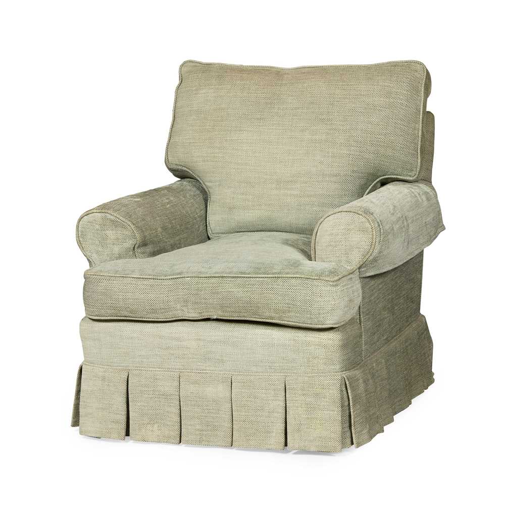 Appraisal: UPHOLSTERED ARMCHAIR BY GEORGE SMITH MODERN with a loose cushion