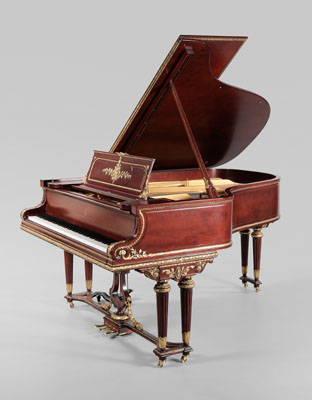 Appraisal: Steinway Grand Piano American Long Model A serial number cherry