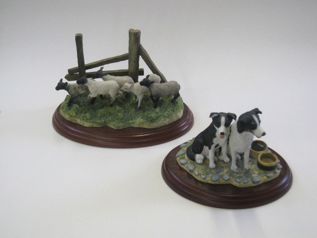 Appraisal: Two Border Fine Arts James Herriot figure groups 'The New