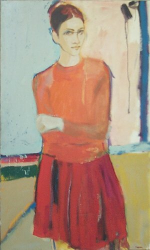 Appraisal: Portrait of a Woman Oil on Canvas Bochner Mel x