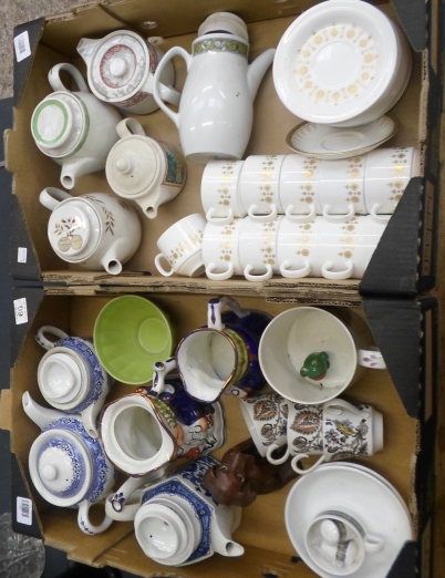 Appraisal: Two Trays to include Royal Doulton Cunard Cups and Saucers