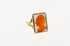 Appraisal: LADY'S RING - Rare ca hardstone cameo depicting a portrait