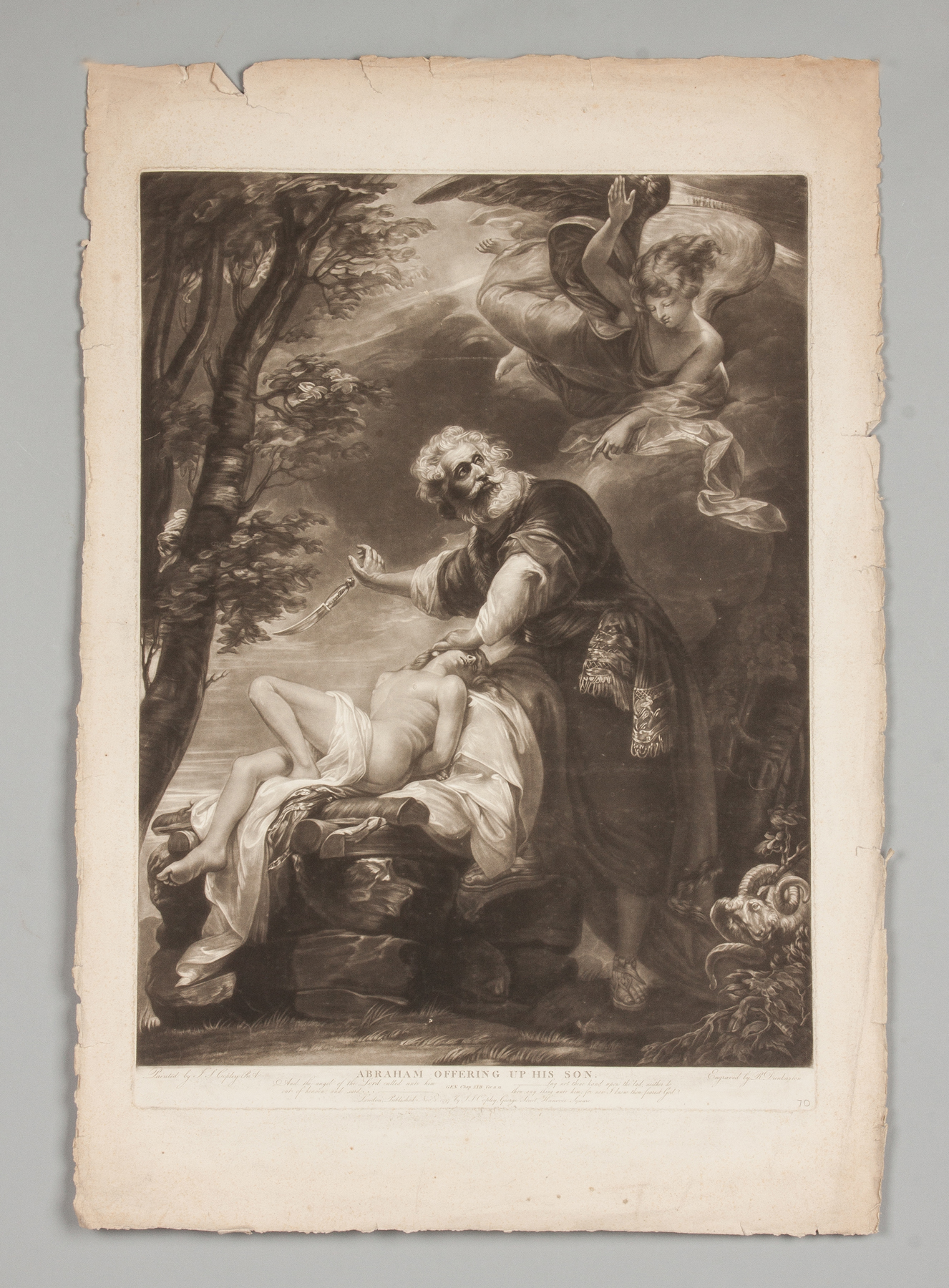 Appraisal: Two John Singleton Copley American - Engravings together with Engravings