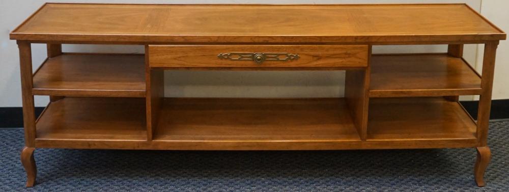 Appraisal: HENREDON PROVINCIAL STYLE FRUITWOOD SOFA TABLE X X IN X