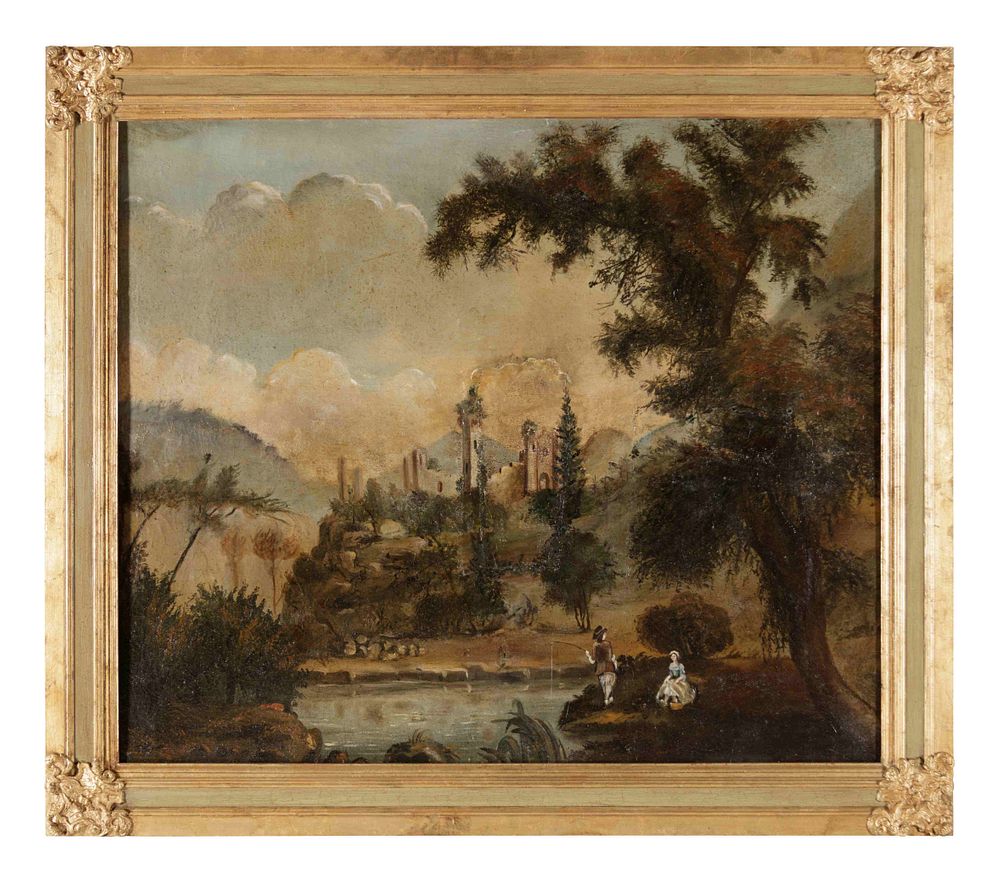 Appraisal: English School th Century English School th Century Pastoral Scenes