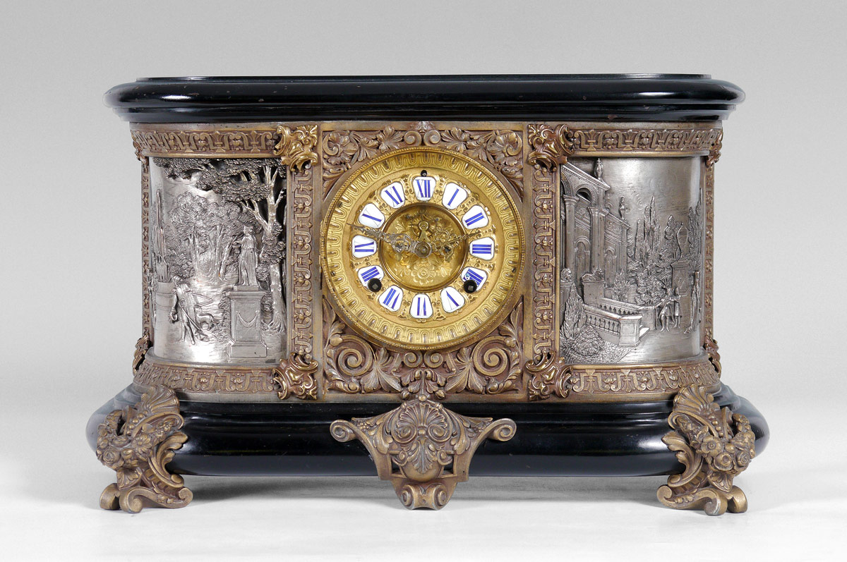 Appraisal: ANSONIA VIRGINIA MANTLE CLOCK One of the finest of the