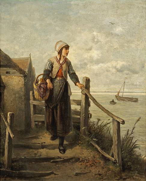 Appraisal: Mari ten Kate Dutch - A girl of Marken Isle