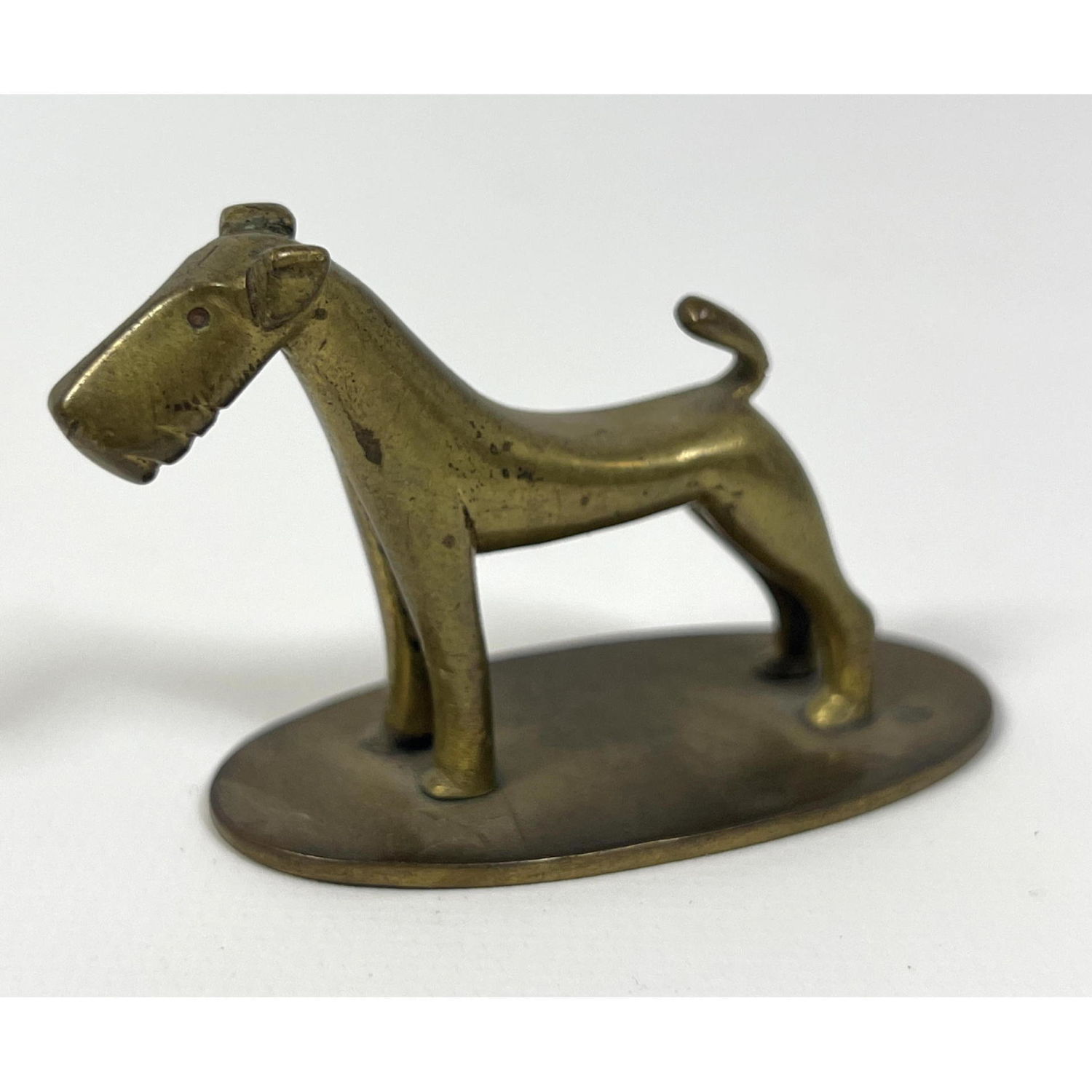 Appraisal: Wiener Werkstatte KARL HAGENAUER Bronze Dog Austrian Small dog figure