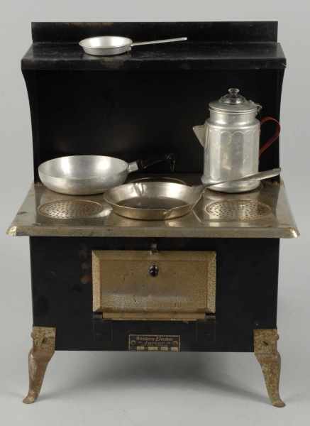 Appraisal: Tin Western Electric Junior Children's Stove Description Includes accessories Condition