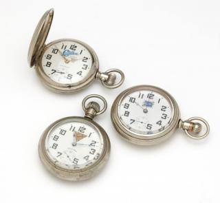 Appraisal: Group of automobile advertising pocket watches Each with vehicle maker's