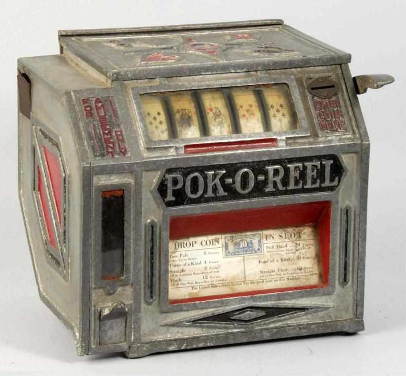 Appraisal: Pok-O-Reel Coin-Operated Simulator Description Working Condition Very Good Size T