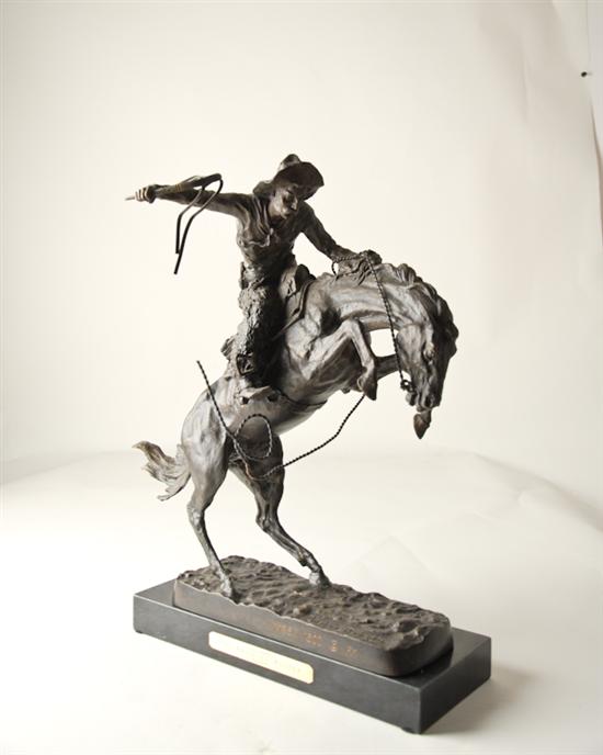 Appraisal: Frederic Remington The Broncho Buster Bronze limited edition copyright FM