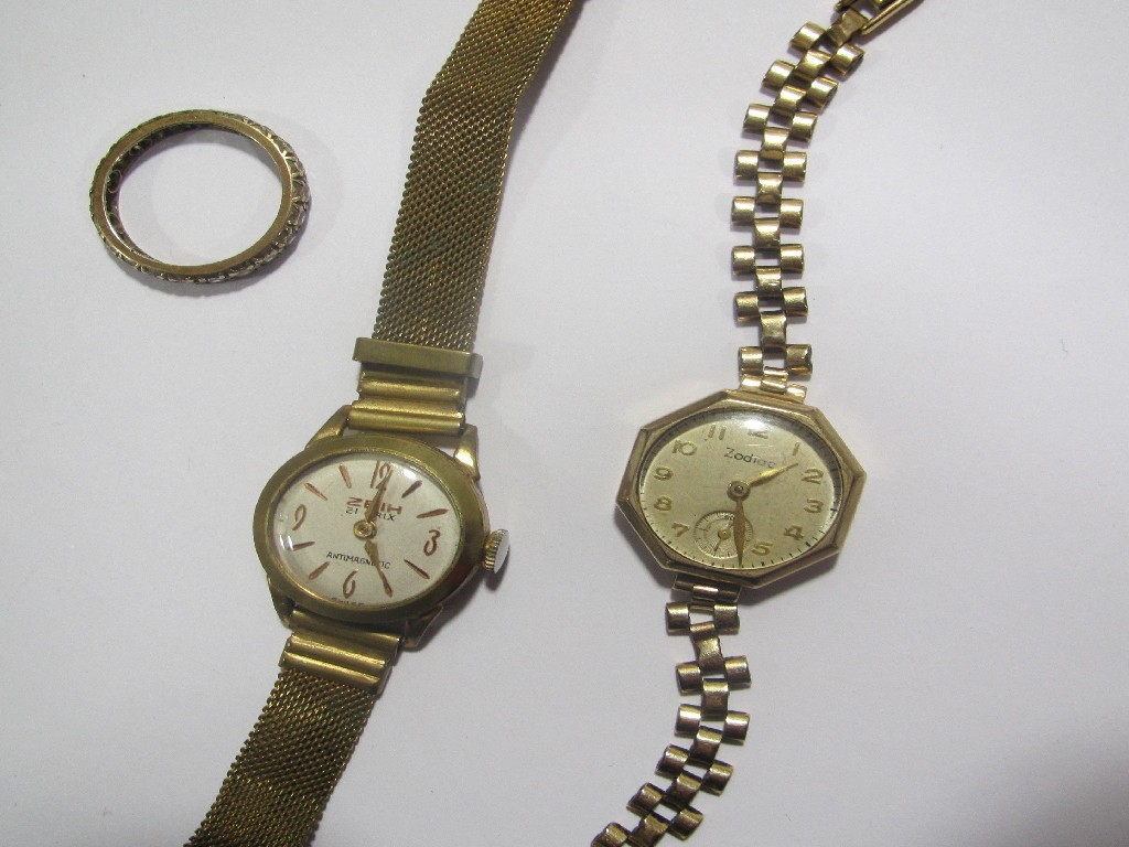 Appraisal: Lot comprising a ladies Zenith wrist watch a ct gold