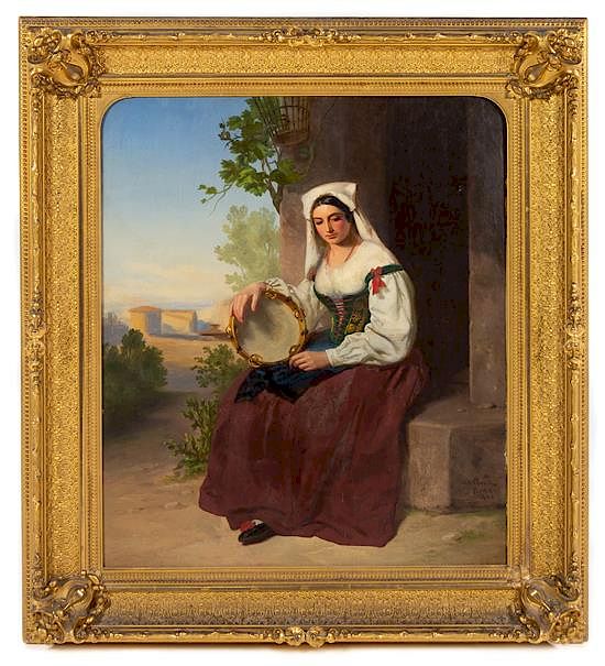 Appraisal: Likely William Henry Powell American - Neapolitan Girl Likely William