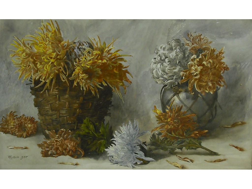 Appraisal: By W D Guthrie early th century - still life