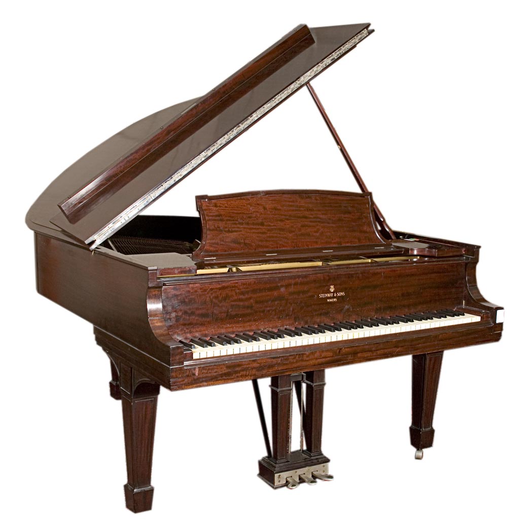 Appraisal: Steinway Sons Mahogany Baby Grand Piano Serial no circa Length