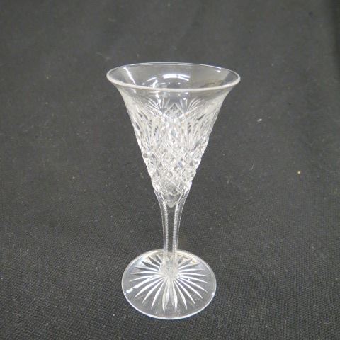 Appraisal: Cut Glass Cordials strawberry diamond fan brilliant period excellent circa