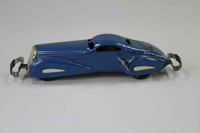 Appraisal: MARX MYSTERY CAR Lithographed tin done in blue body features