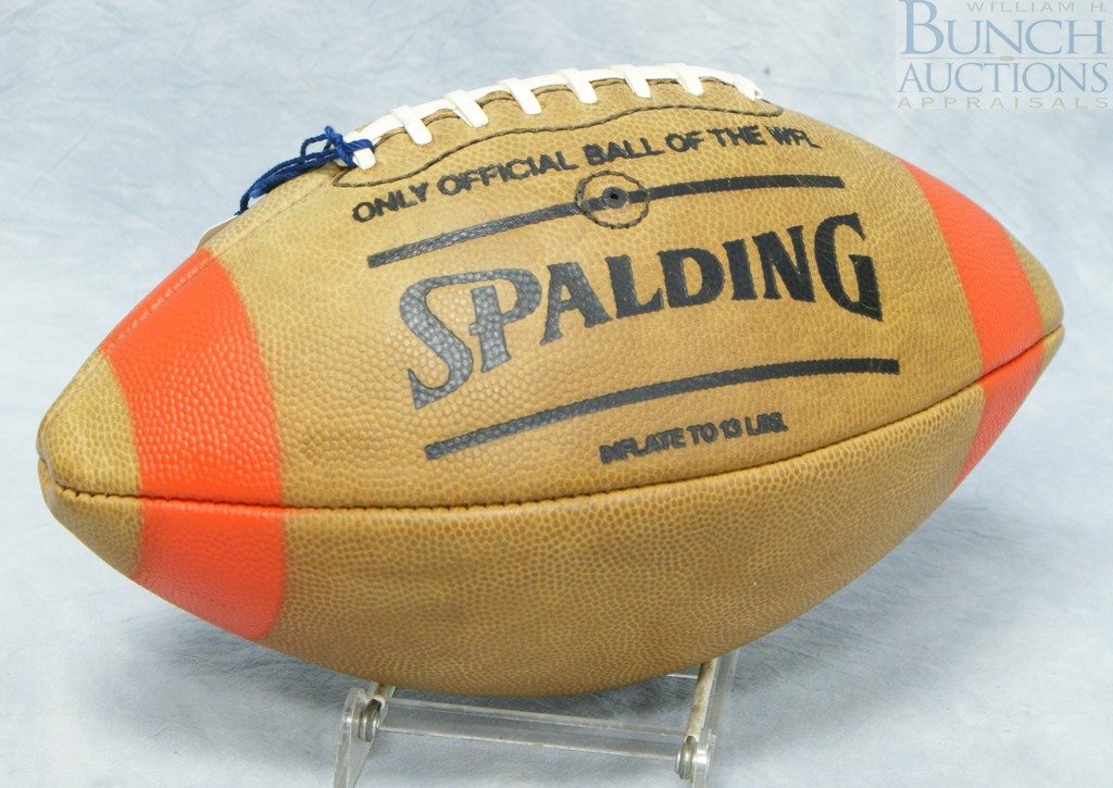 Appraisal: Spalding World Football League WFL Gary L Davidson Commissioner football