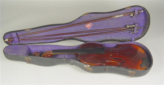 Appraisal: French Violin Probably 's Labeled Charlotte-Millot Eleve d'Aldric De Paris