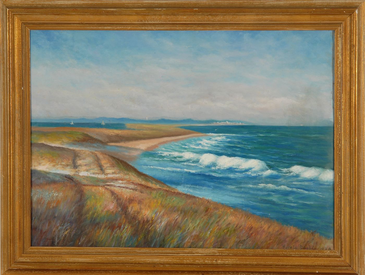 Appraisal: HAROLD C DUNBARAmerican - Chatham coastline Signed and dated lower