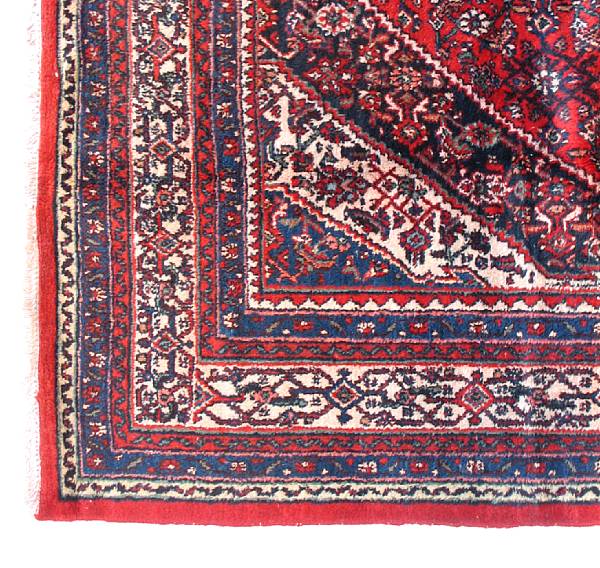 Appraisal: A Hammedan carpet size approximately ft in x ft in