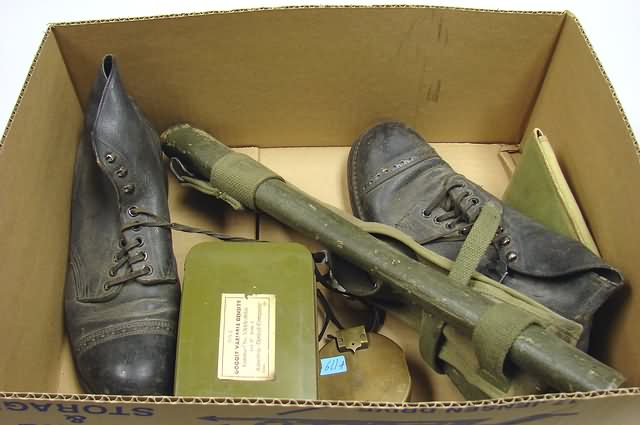 Appraisal: Lot of US field gear including pick shoes goggles in