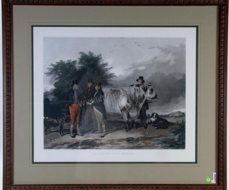 Appraisal: A later framed print of W H Simmons original colored