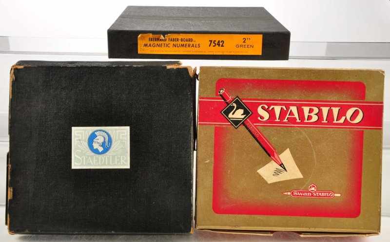 Appraisal: Lot of Pencil Boxes Description Full boxes of Staedtler and