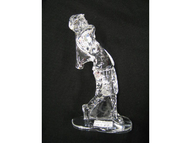 Appraisal: Waterford Crystal Figurine of a Golfer